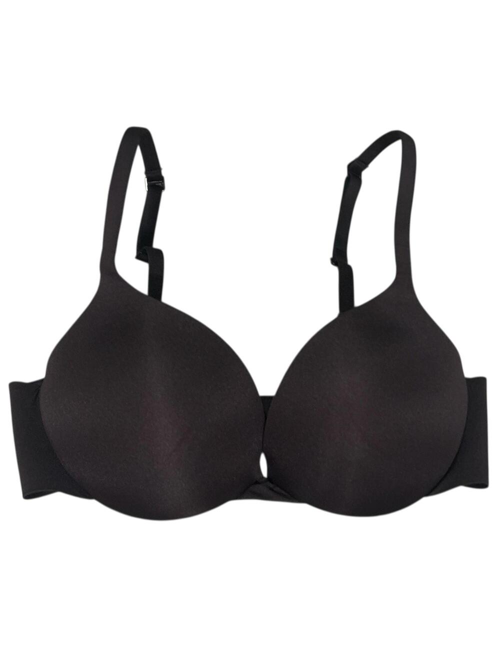 Skims Fits Everybody Push Up Demi Bra Onyx Black Size 32C NWT Underwired